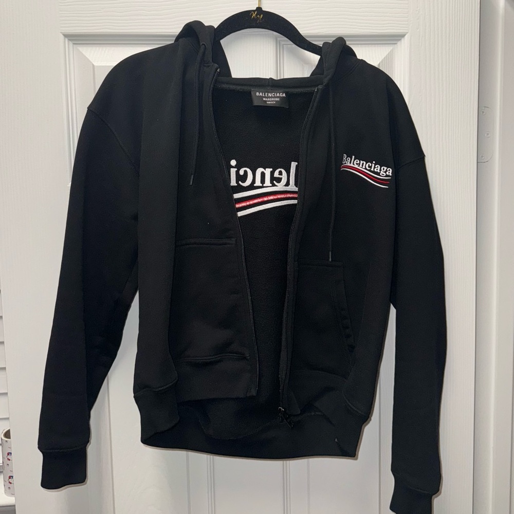 Balenciaga Political Campaign Cropped Jacket